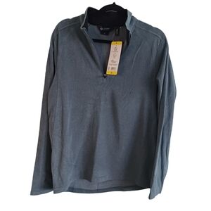 Outdoor Mens Jacket Size Small, Fleece, Fall, Winter, Hiking Gray Fall